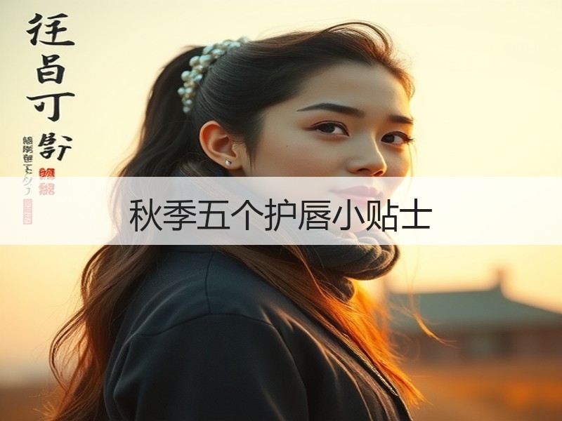 秋季五个护唇小贴士