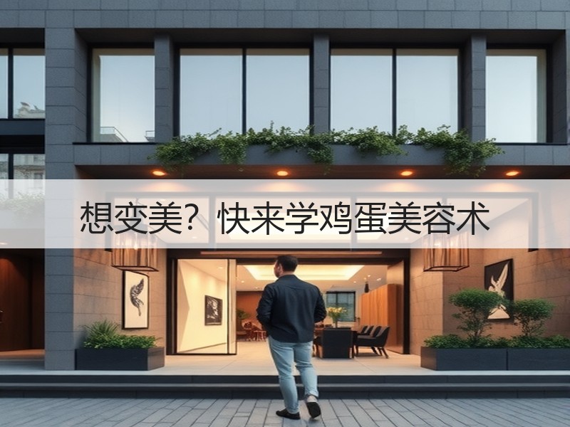 想变美？快来学鸡蛋美容术
