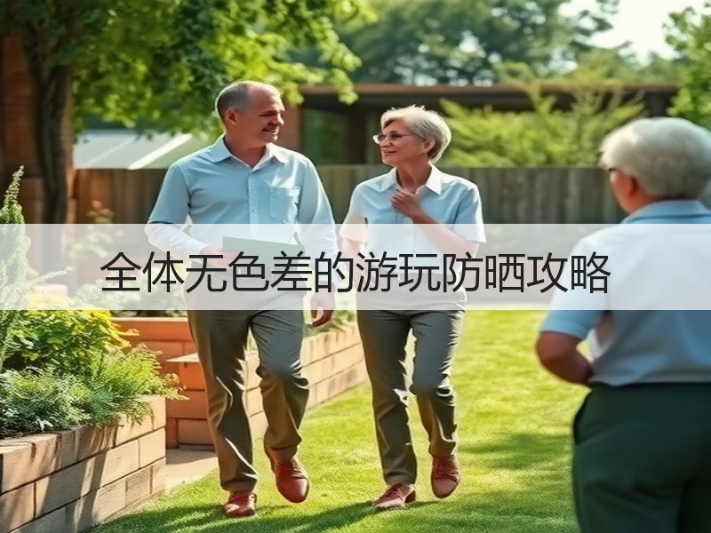 全体无色差的游玩防晒攻略