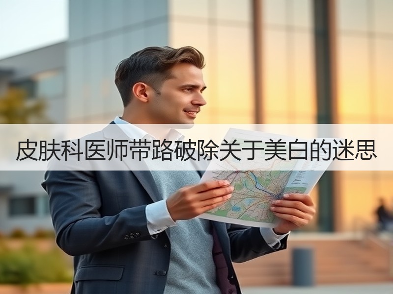 皮肤科医师带路破除关于美白的迷思
