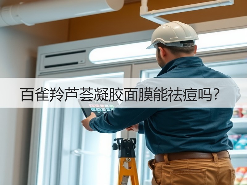 百雀羚芦荟凝胶面膜能祛痘吗？