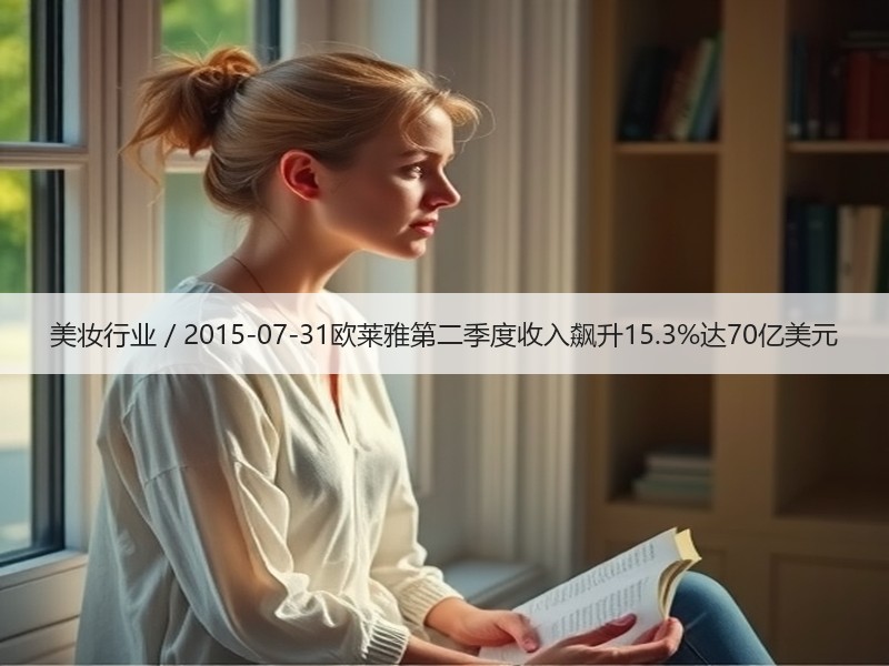 美妆行业 / 2015-07-31欧莱雅