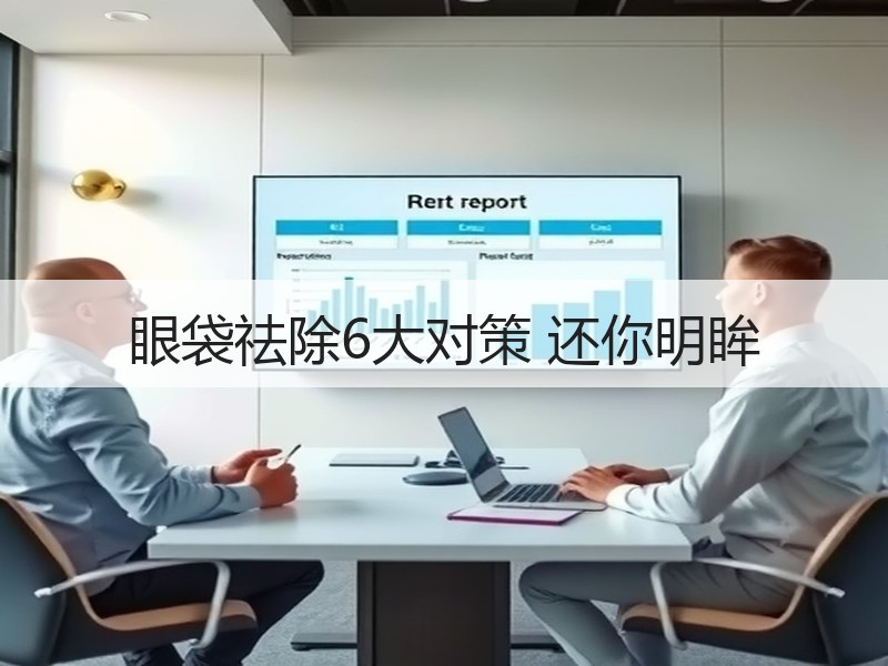 眼袋祛除6大对策 还你明眸