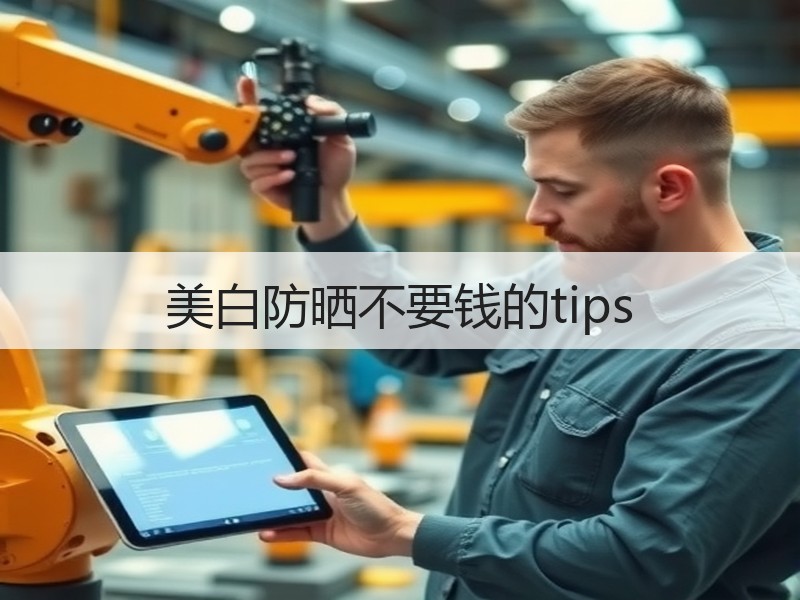 美白防晒不要钱的tips