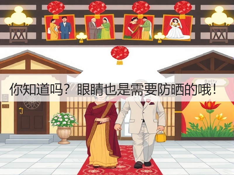 你知道吗？眼睛也是需要防晒的哦！