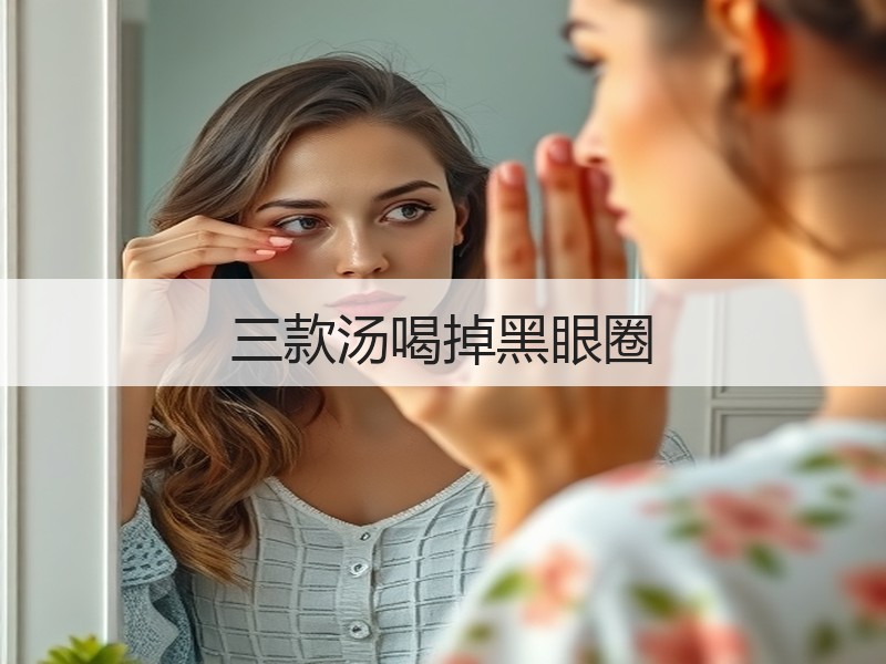 三款汤喝掉黑眼圈