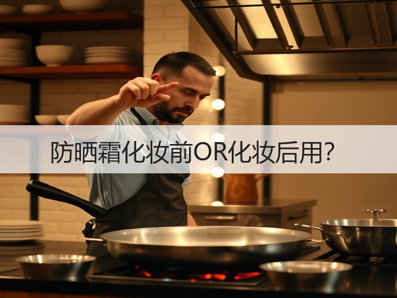 防晒霜化妆前OR化妆后用？
