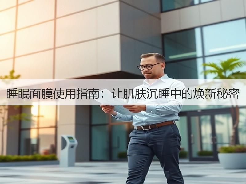 睡眠面膜使用指南：让肌肤沉睡中的焕新秘密