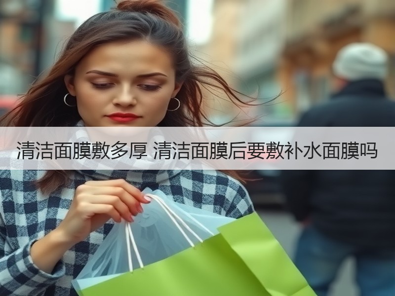 清洁面膜敷多厚 清洁面膜后要敷补水面膜吗