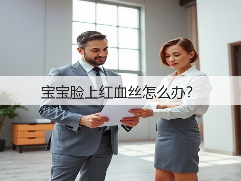 宝宝脸上红血丝怎么办？