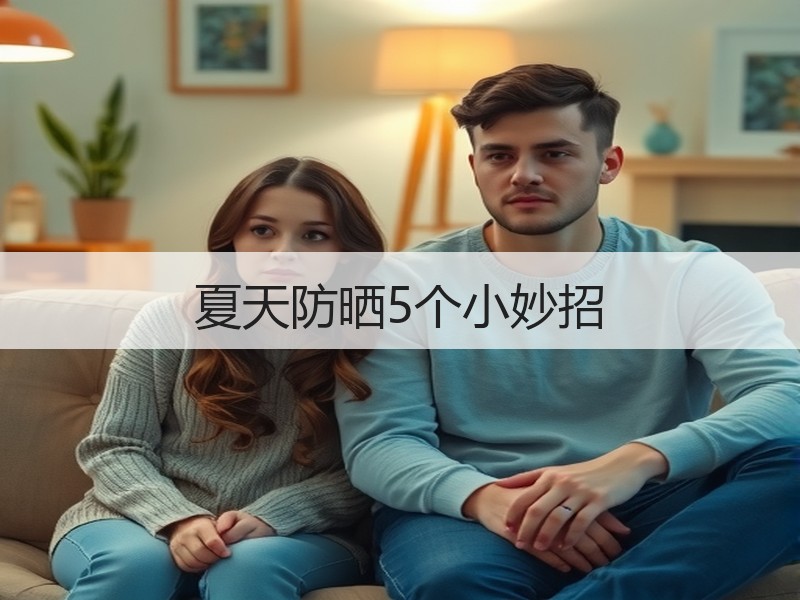 夏天防晒5个小妙招