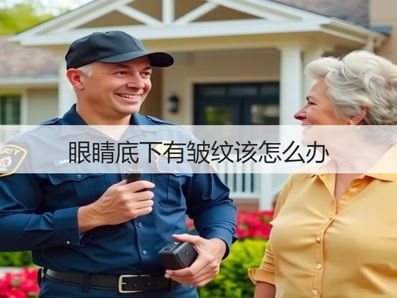 眼睛底下有皱纹该怎么办