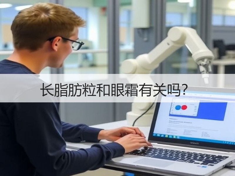 长脂肪粒和眼霜有关吗？