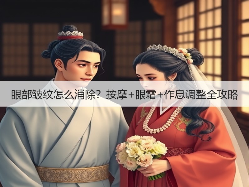 眼部皱纹怎么消除？按摩+眼霜+作息调整全