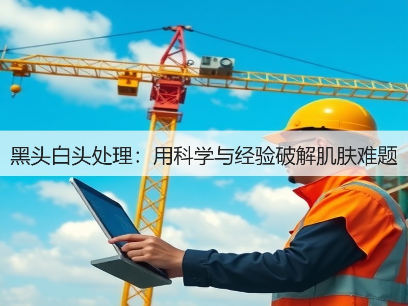 黑头白头处理：用科学与经验破解肌肤难题