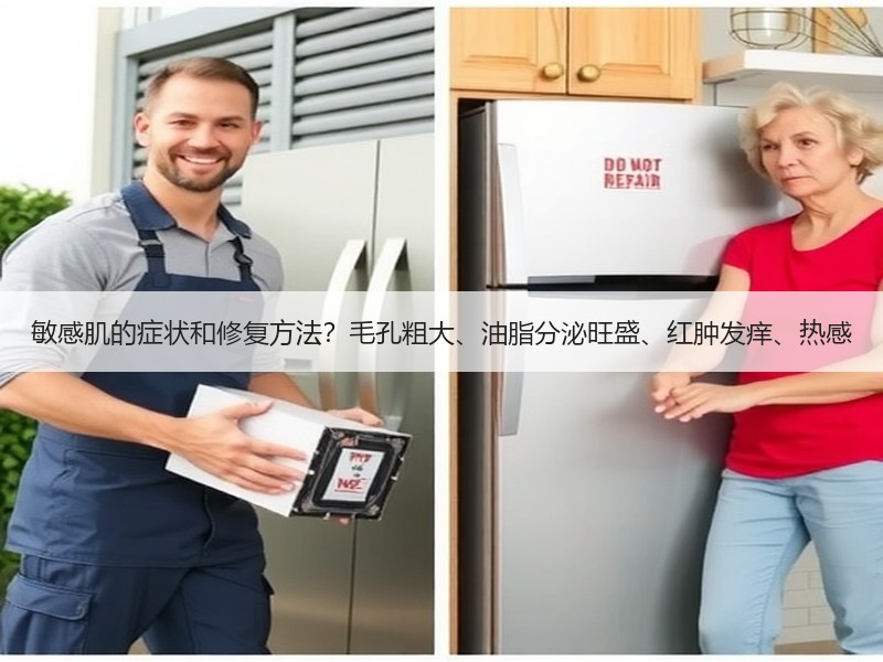 敏感肌的症状和修复方法？毛孔粗大、油脂分