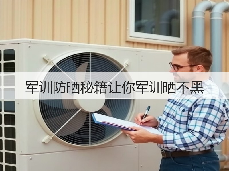 军训防晒秘籍让你军训晒不黑