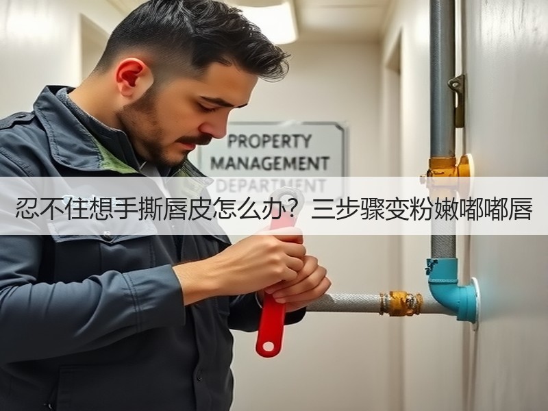 忍不住想手撕唇皮怎么办？三步骤变粉嫩嘟嘟
