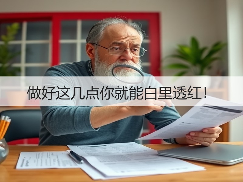做好这几点你就能白里透红！
