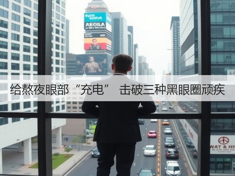 给熬夜眼部“充电” 击破三种黑眼圈顽疾