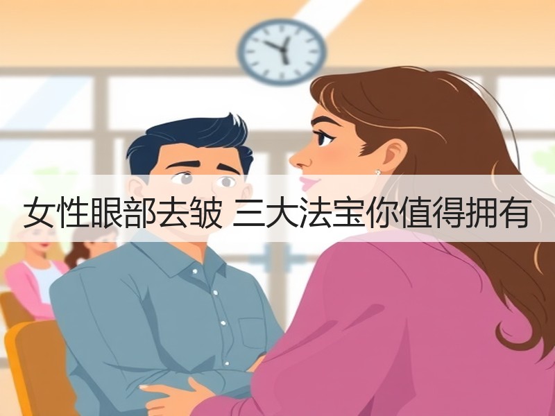 女性眼部去皱 三大法宝你值得拥有