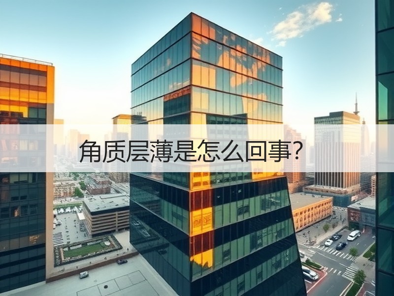 角质层薄是怎么回事？