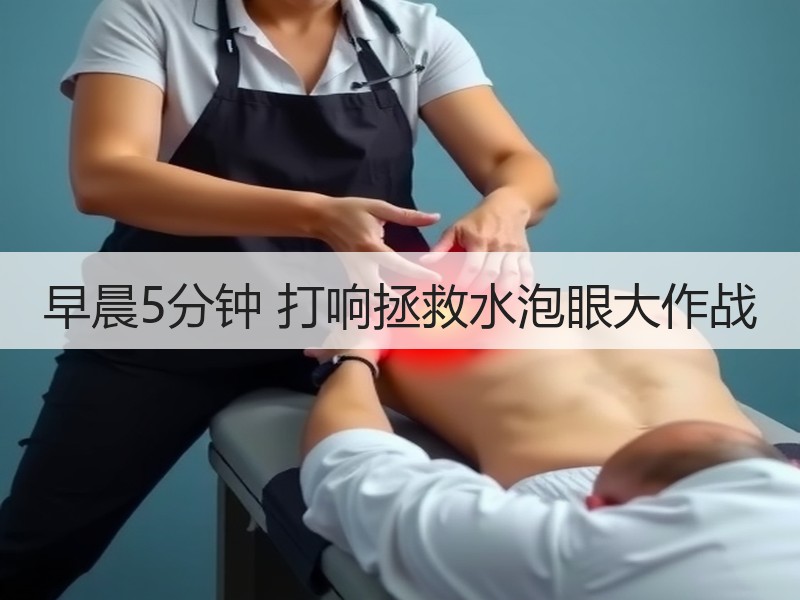早晨5分钟 打响拯救水泡眼大作战