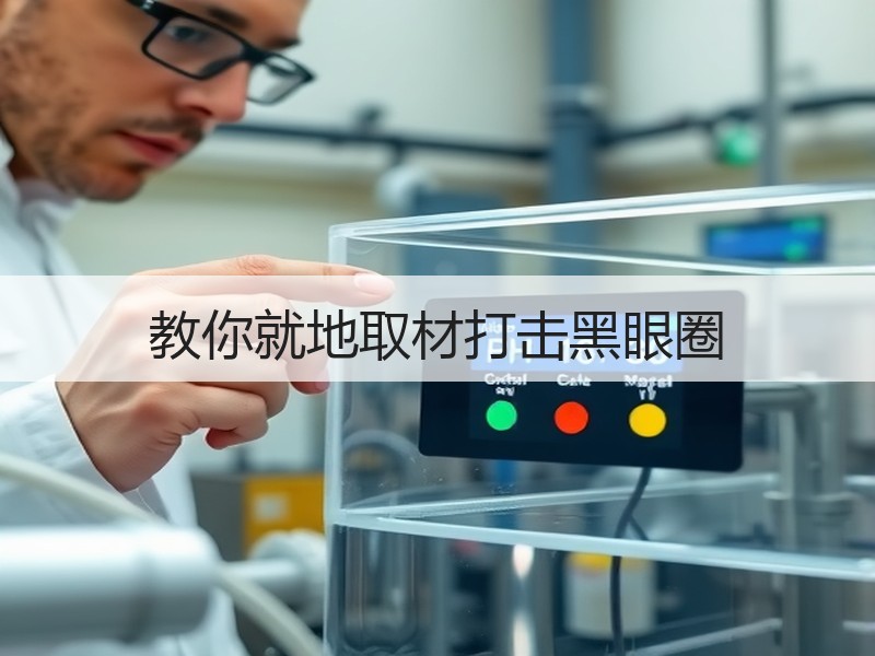 教你就地取材打击黑眼圈
