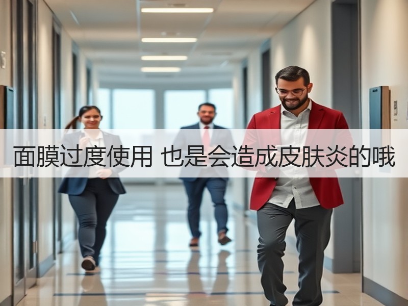 面膜过度使用 也是会造成皮肤炎的哦