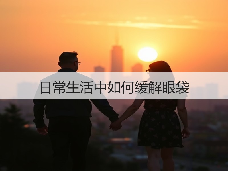 日常生活中如何缓解眼袋