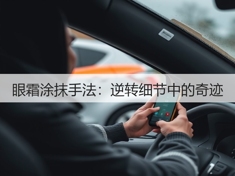 眼霜涂抹手法：逆转细节中的奇迹
