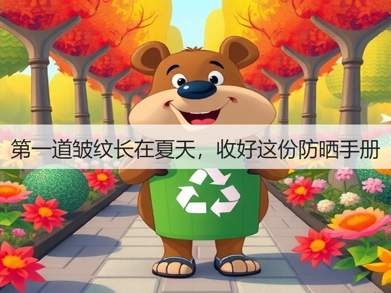第一道皱纹长在夏天，收好这份防晒手册
