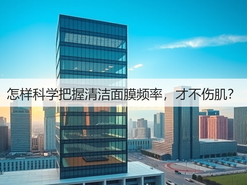 怎样科学把握清洁面膜频率，才不伤肌？