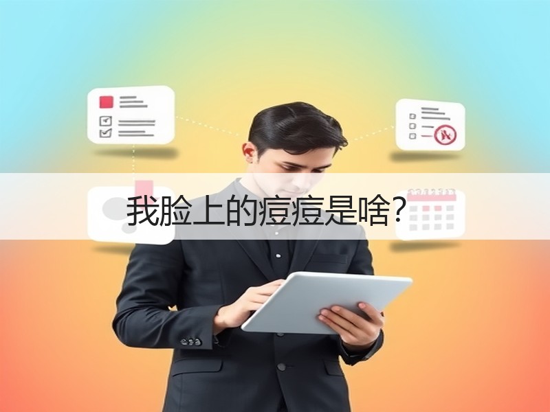 我脸上的痘痘是啥？