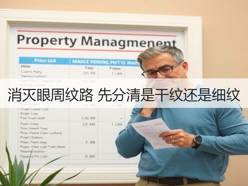 消灭眼周纹路 先分清是干纹还是细纹