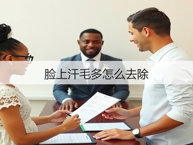 脸上汗毛多怎么去除