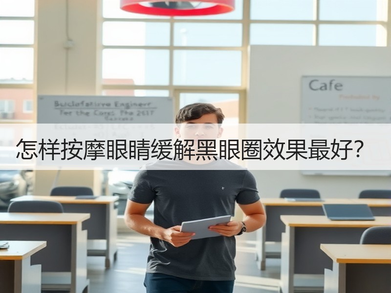 怎样按摩眼睛缓解黑眼圈效果最好？