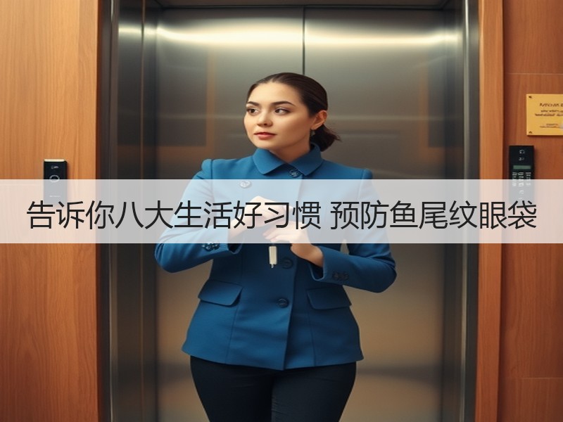 告诉你八大生活好习惯 预防鱼尾纹眼袋