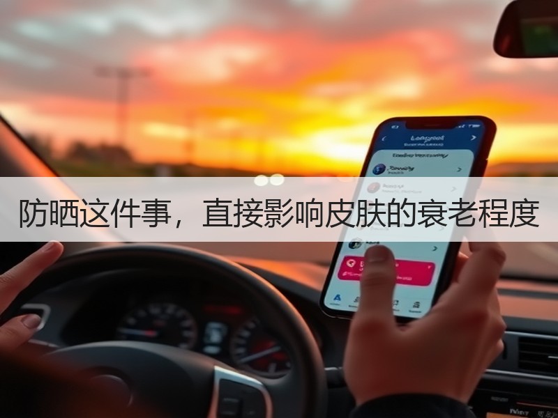 防晒这件事，直接影响皮肤的衰老程度