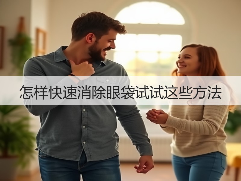 怎样快速消除眼袋试试这些方法