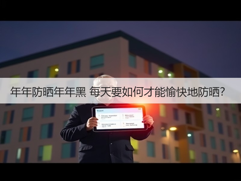 年年防晒年年黑 每天要如何才能愉快地防晒