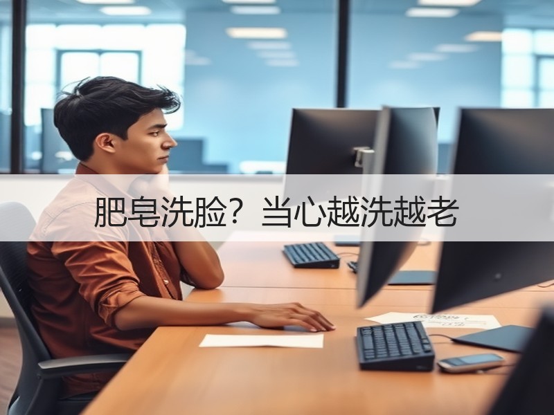 肥皂洗脸？当心越洗越老