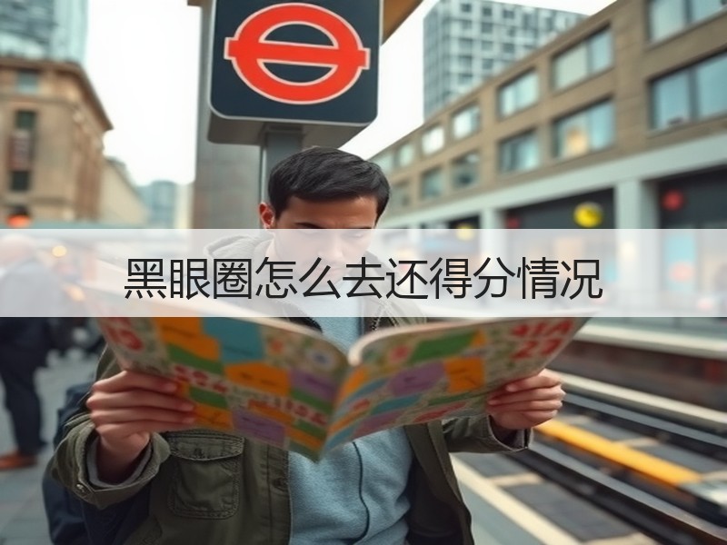 黑眼圈怎么去还得分情况