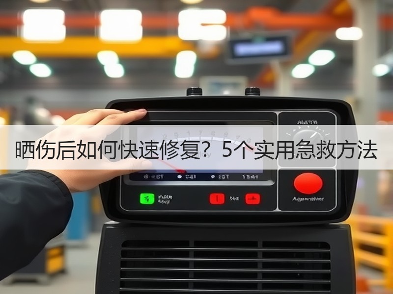 晒伤后如何快速修复？5个实用急救方法