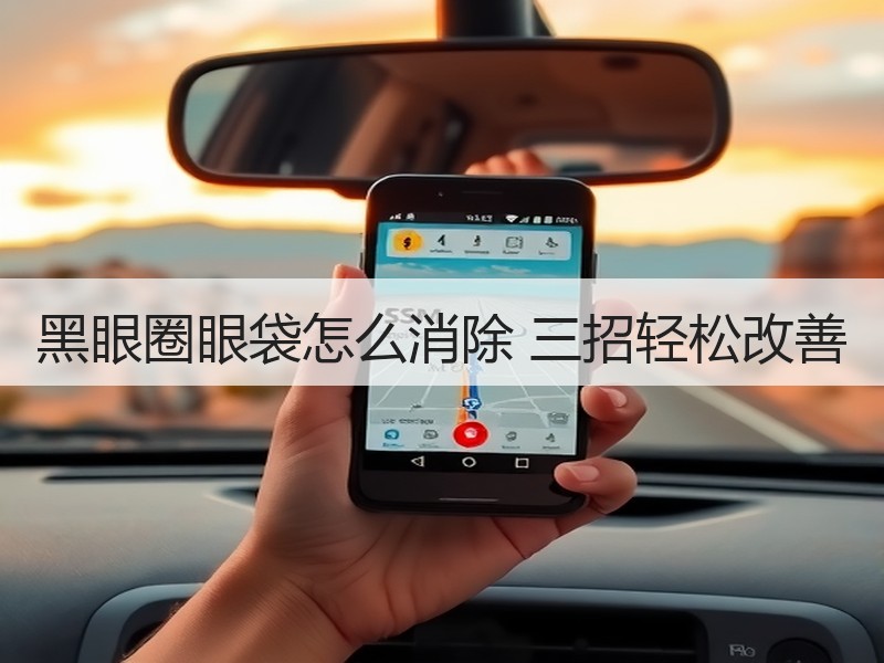 黑眼圈眼袋怎么消除 三招轻松改善