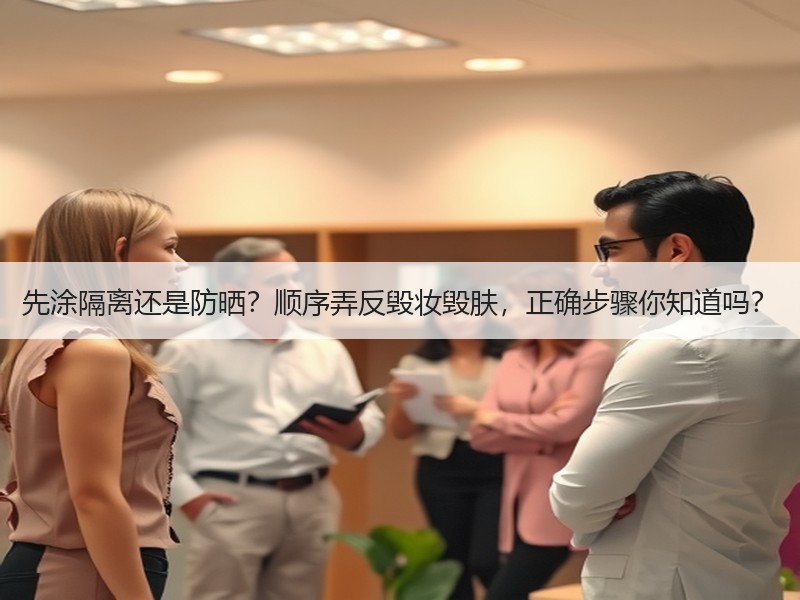 先涂隔离还是防晒？顺序弄反毁妆毁肤，正确
