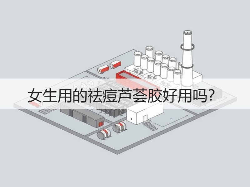 女生用的祛痘芦荟胶好用吗？