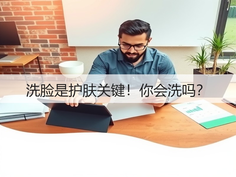 洗脸是护肤关键！你会洗吗？