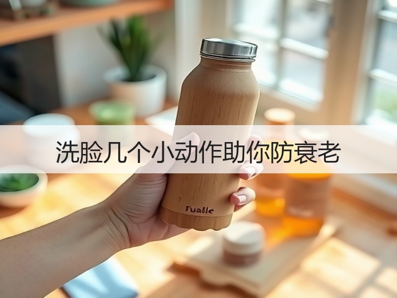 洗脸几个小动作助你防衰老