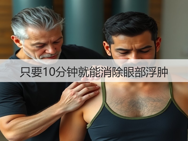 只要10分钟就能消除眼部浮肿